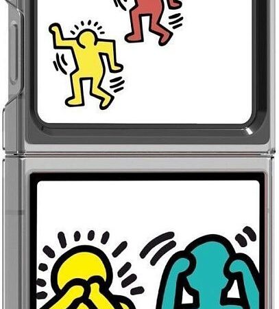 Панель для чехла Samsung Flipsuit Z Flip6 Haainc Keith Haring Photo желтый