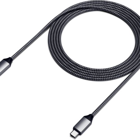 Кабель Satechi USB-C - USB-C, 80 см серый космос