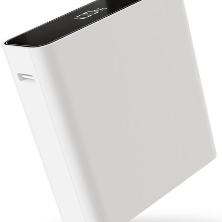 Внешний аккумулятор VLP B-Energy USB-C + USB-A, 10000 мАч, кабель белый