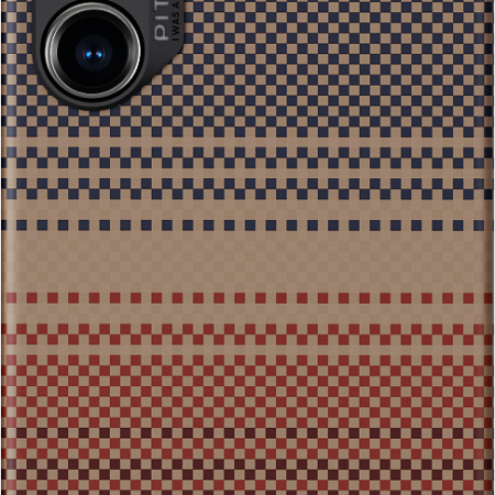 Чехол Pitaka MagEZ 4 Case для Galaxy S24, кевлар, Sunset коричневый