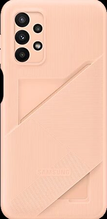 Чехол Samsung Card Slot Cover A23 персиковый