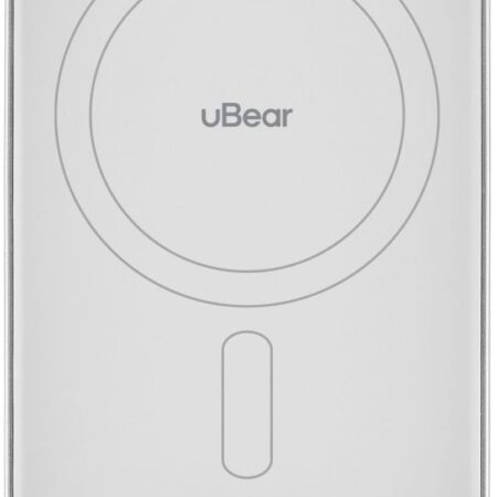 Внешний аккумулятор uBear Backup MagSafe, PD, 5000mAh светло-серый
