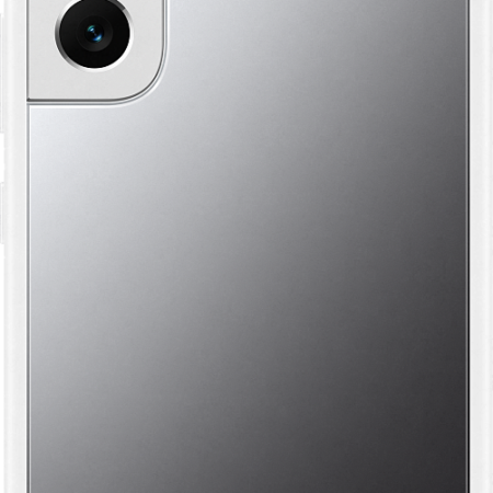 Чехол Samsung Frame Cover для Galaxy S22 прозрачный с белой рамкой