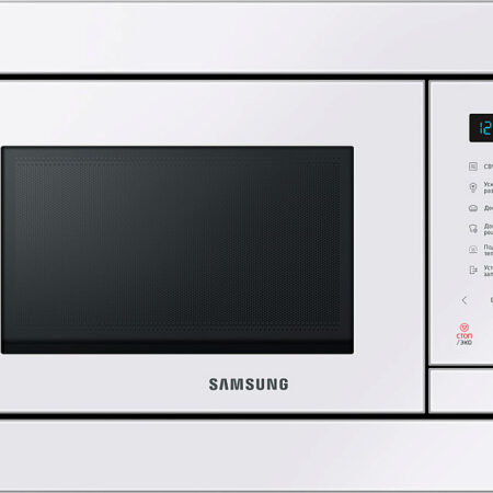 Встраиваемая микроволновая печь Samsung MS23A7118AW/BW, 23 л белый
