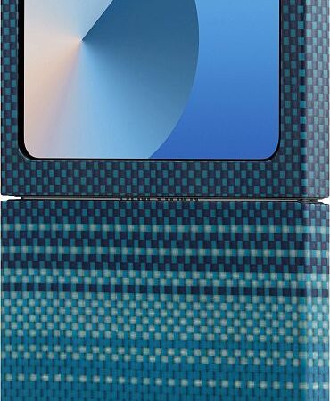 Чехол Pitaka Fusion Moonrise MagEZ Case 5 для Galaxy Z Flip6 синий