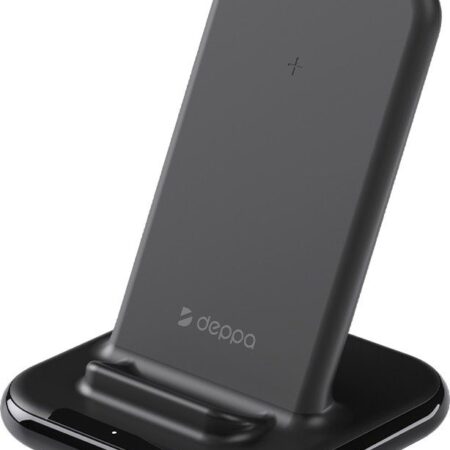 Беспроводное зарядное устройство Deppa QI Fast Charge 15 Вт черный
