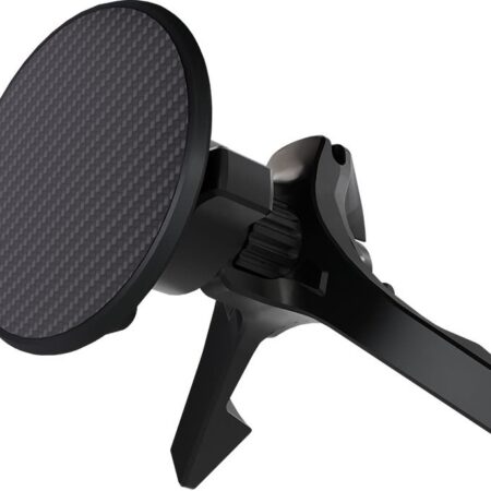 Автомобильный держатель VLP Carbon Mount Magsafe с беспроводной зарядкой черный