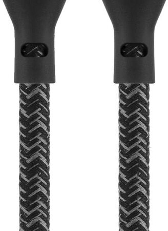 Кабель uBear Trend Cable USB-C - USB-C, 1.2 м, нейлон черный