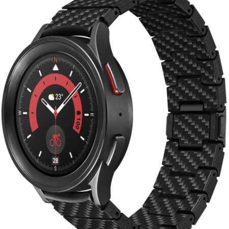 Ремешок Pitaka Carbon Fiber Galaxy Watch6, карбон черный