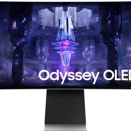 Монитор Samsung 34" G8 OLED серебристый