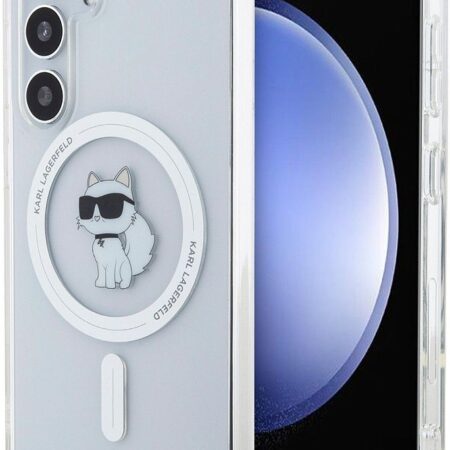 Чехол Karl Lagerfeld NFT Choupette MagSafe для Galaxy S24 прозрачный