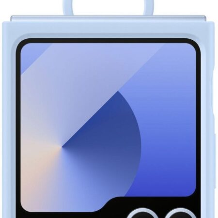 Чехол Samsung Silicone Case Z Flip6 Голубой