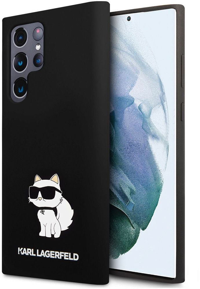 Чехол Karl Lagerfeld NFT Choupette для Galaxy S24 Ultra черный