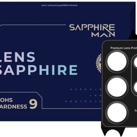 Защитное стекло для линз Sapphireman LPSS24UBK черный