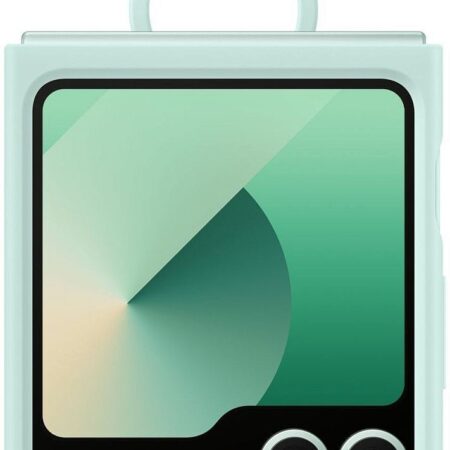 Чехол Samsung Silicone Case Z Flip6 Мятный