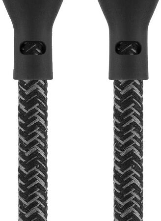 Кабель uBear Trend Cable USB-C — USB-C, 2.4 м, нейлон черный