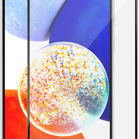 Защитное стекло VLP 2.5D для Galaxy A54 черная рамка