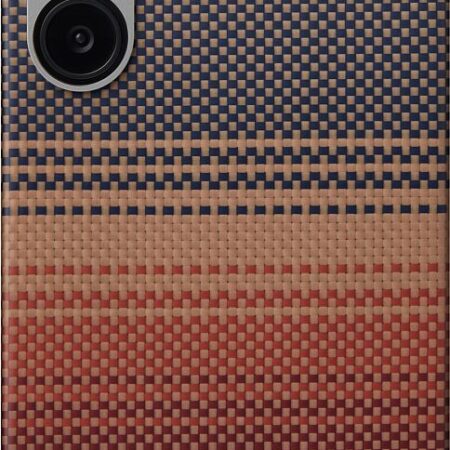 Чехол Pitaka Tactile Woven для Galaxy S25+ кевлар коричневый