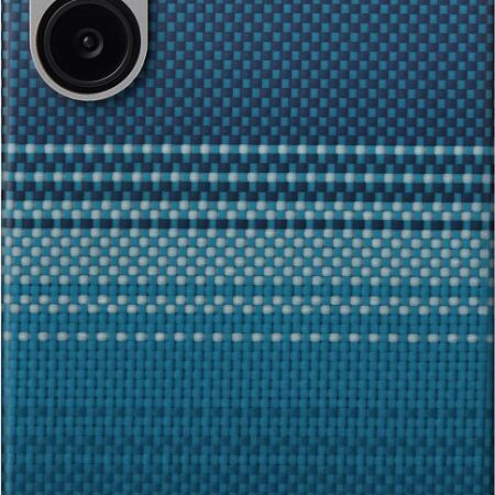 Чехол Pitaka Tactile Woven для Galaxy S25 кевлар синий
